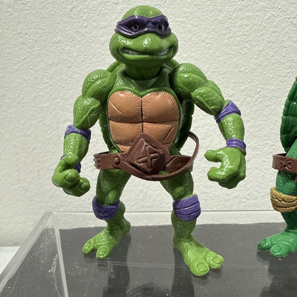 TMNT Ninja Turtles LOT Of 3 With Belts Missing Arm Unknown Year No Weapons 4" - Picture 4 of 7